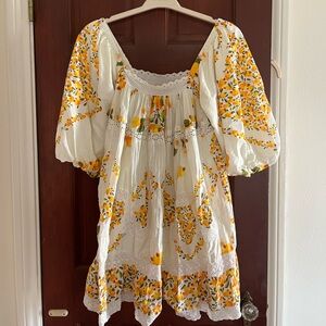 SOLD! Farm Rio Mini Dress - Size Small